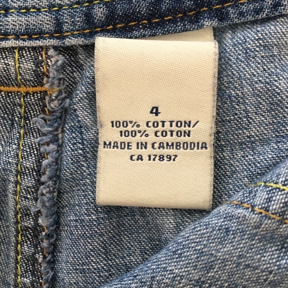 Vintage Old Navy Denim Jean Mid Rise Shorts - Picture 7 of 8